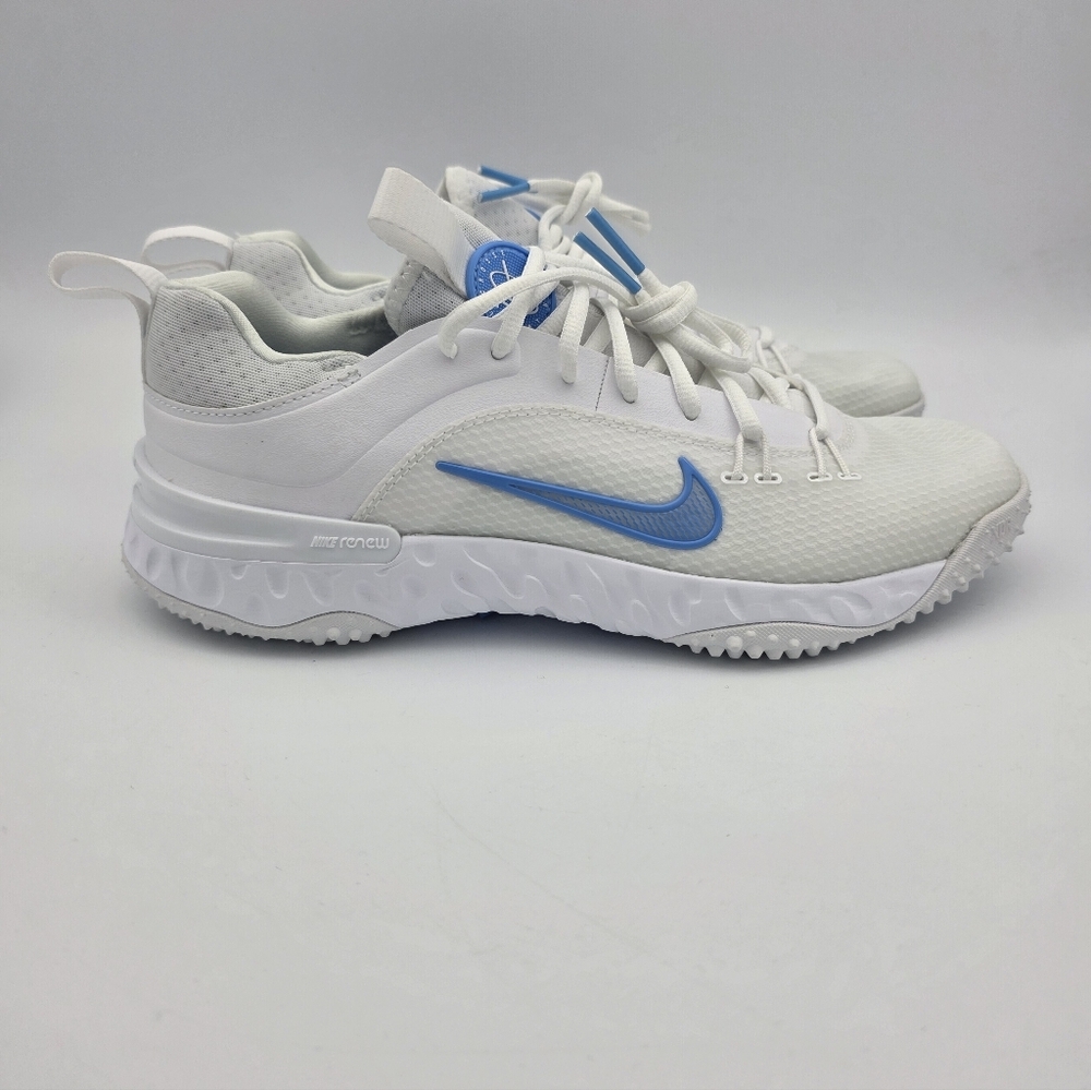 Nike Huarache 9 Elite Turf LAX Lacrosse UNC-Blue/White FV6141-103 Men’s Sz 8.5